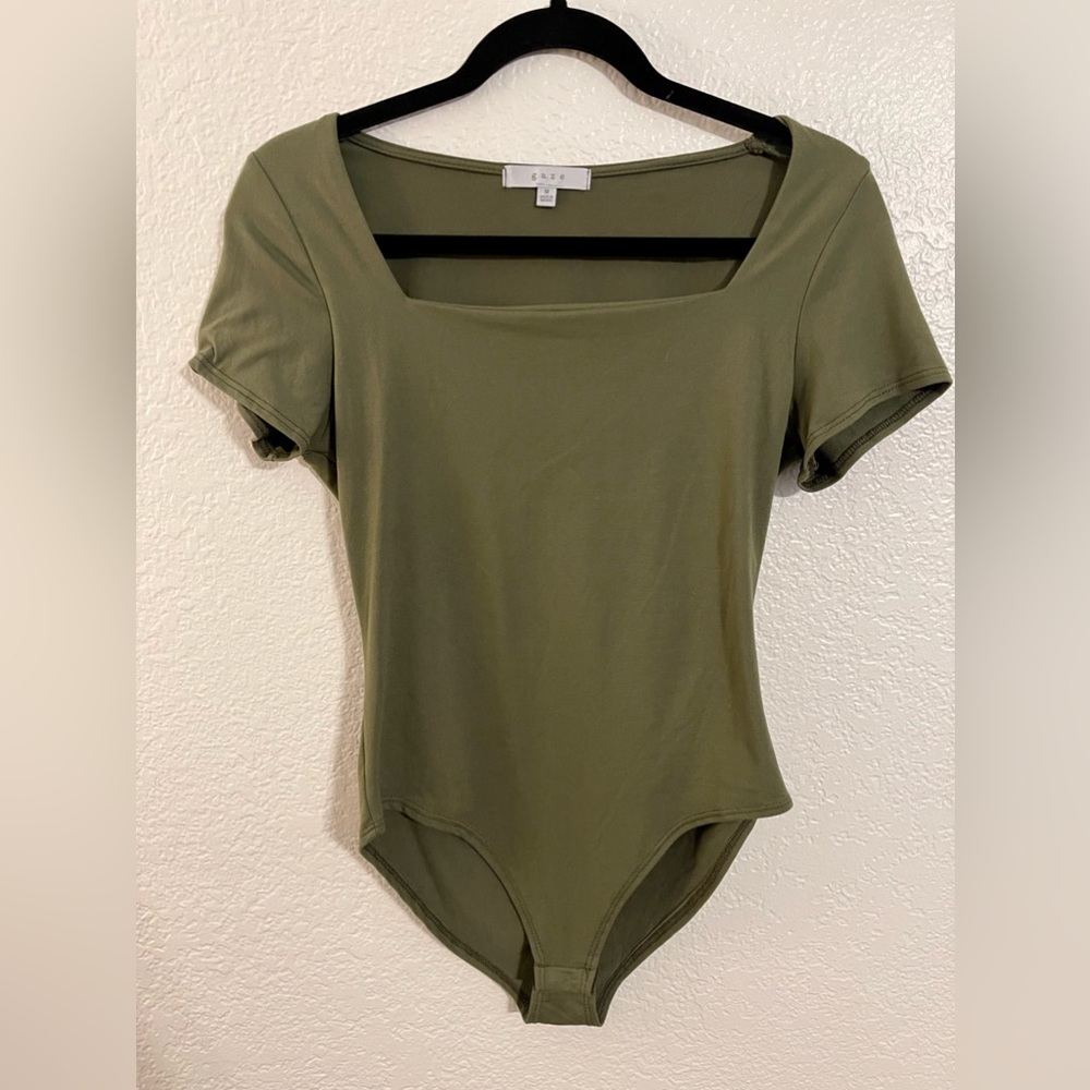 Olive Green Bodysuit